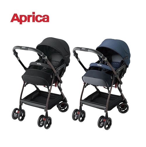 Aprica 愛普力卡 雙向自動四輪推車Optia Cushion Premium_Ezbelt  |外出用品|嬰幼兒手推車