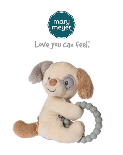 MaryMeyer 調皮狗-柔軟手搖鈴  |嬰幼玩具|嬰幼兒成長玩具