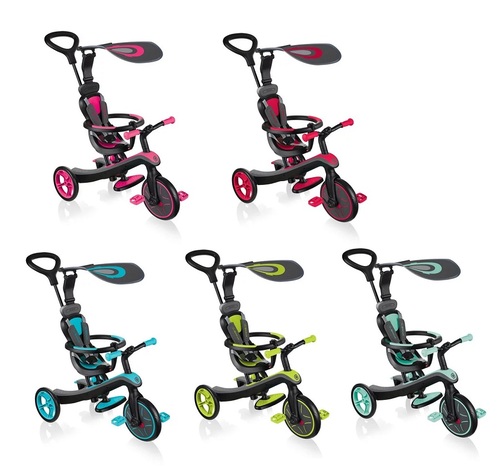法國 GLOBBER哥輪步 4合1多功能3輪推車|滑步車|平衡車|三輪車  |全新商品