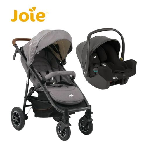奇哥Joie mytrax™ flex豪華二合一推車(灰色) + i-Snug™2 嬰兒提籃汽座  |外出用品|嬰幼兒手推車