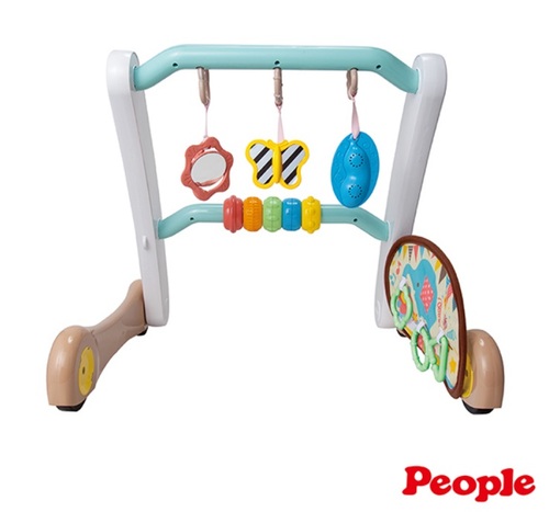 People 折疊式簡易健力架&學步車組合  |嬰幼玩具|嬰幼兒成長玩具