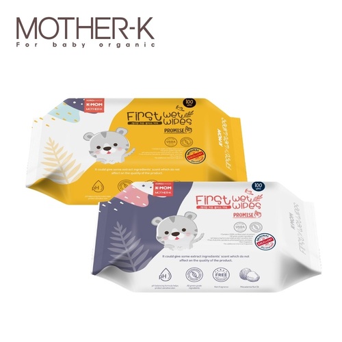 MOTHER-K 自然純淨嬰幼兒濕紙巾-基本款100抽  |全新商品