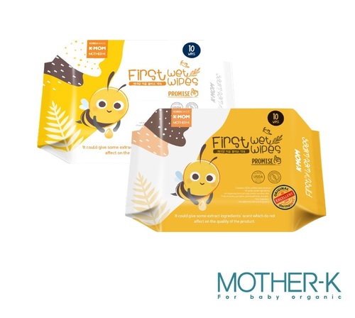 MOTHER-K 自然純淨嬰幼兒濕紙巾-基本輕巧款10抽產品圖