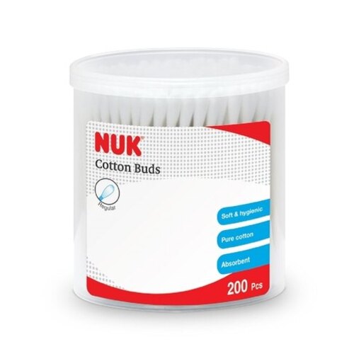 NUK 嬰兒專用棉花棒200支/盒  |清潔護膚|乳液｜嬰兒油｜護理用品