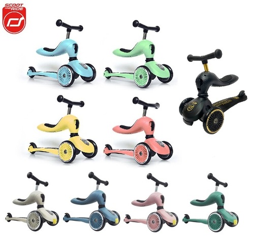 奧地利 Scoot & Ride Cool二合一飛滑步車/滑板車  |全新商品