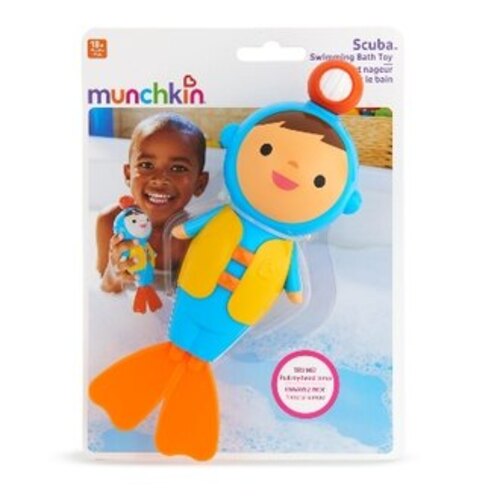 美國 Munchkin 潛水員游泳洗澡玩具示意圖