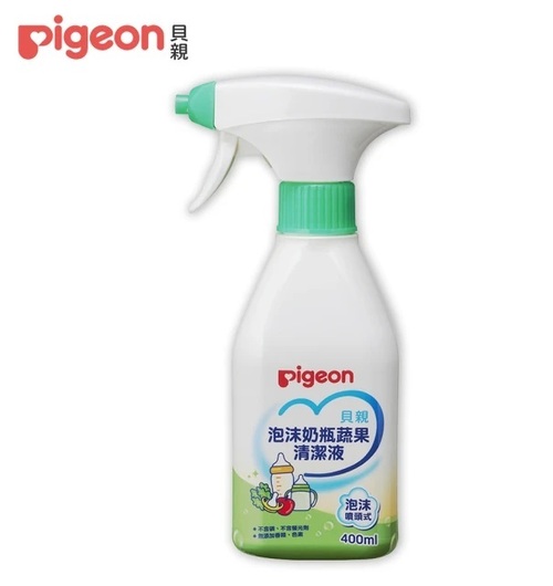 貝親 Pigeon-泡沫奶瓶蔬果清潔液400ml(噴頭式)產品圖