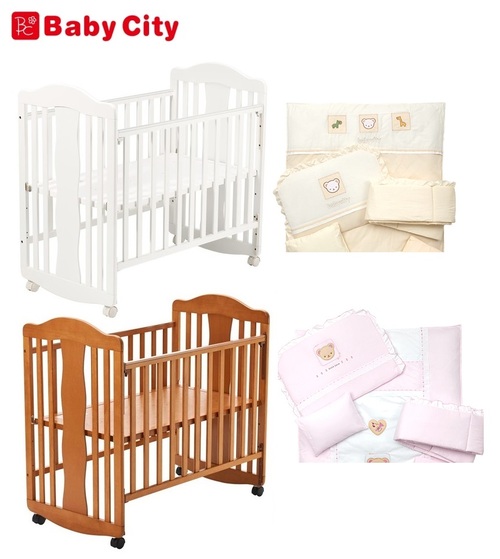 娃娃城Baby City幸福小床+寢具六件組 嬰兒床  |全新商品