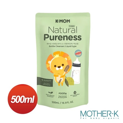 韓國K-MOM 有機植萃蔬果奶瓶清洗液-補充包500ml產品圖