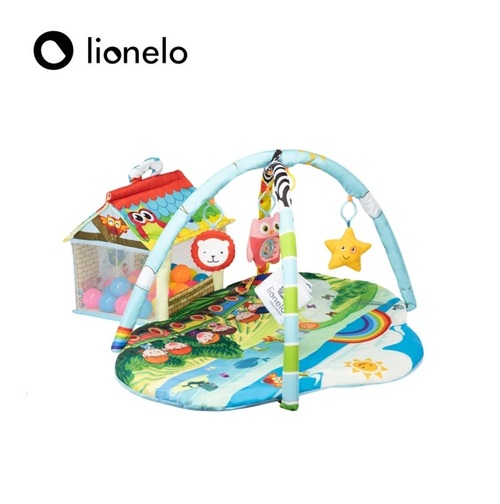 Lionelo 感官啟蒙健力遊戲墊 Imke Plus-夢幻球池｜彌月禮｜寶寶健身架｜嬰兒玩具｜健力遊戲墊｜遊戲墊  |嬰幼玩具|巧拼｜健力架｜爬行地墊
