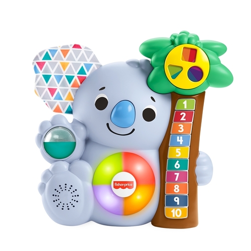 【新品】費雪牌 Fisher-Price 費雪 LINKIMALS聲光互動無尾熊  |嬰幼玩具|嬰幼兒成長玩具