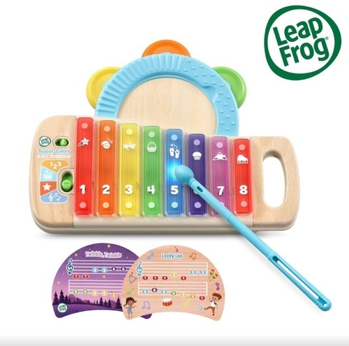 LeapFrog 彩虹木琴鈴鼓組  |嬰幼玩具|嬰幼兒成長玩具
