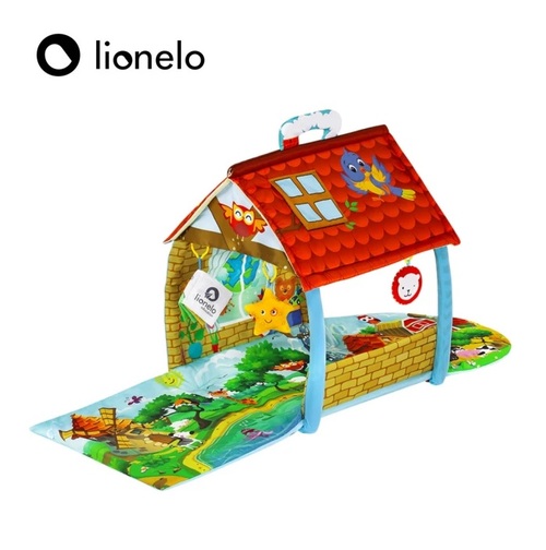 Lionelo 感官啟蒙健力遊戲墊 Agnes Plus-迷彩村｜寶寶健身架｜嬰兒玩具｜健力遊戲墊｜遊戲墊  |全新商品