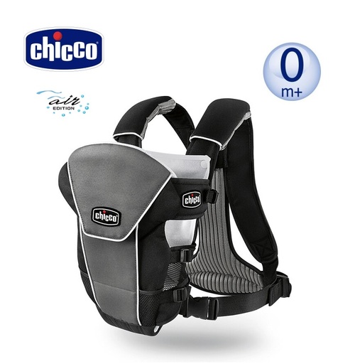 Chicco Magic舒適柔軟嬰兒揹帶Air版-經典灰黑｜揹巾｜揹帶  |全新商品