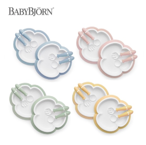 BabyBjorn 奇哥 餐盤餐具禮盒  |寶寶哺育|學習餐具｜碗筷｜湯匙｜咬咬樂