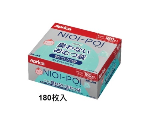 Aprica 愛普力卡 NIOI-POI強力除臭抗菌尿布處理袋(180枚入)  |居家生活|學習便器｜除臭抗菌器｜配件