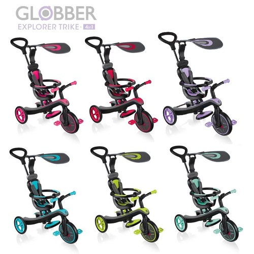 【升級款】法國 GLOBBER哥輪步 4合1多功能3輪推車|滑步車|平衡車|三輪車產品圖