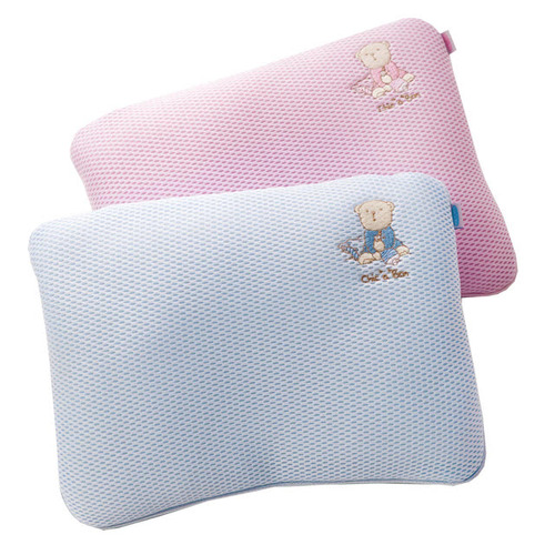 奇哥 立體超透氣塑型嬰兒枕(粉/藍)  |生活寢具|嬰幼童枕｜四季被