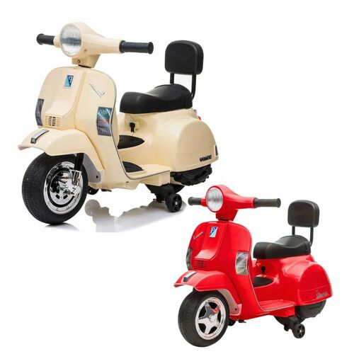 Vespa 偉士牌小偉士兒童電動摩托車｜ 羅馬假期 迷你電動玩具車｜電動車｜小偉士  |全新商品