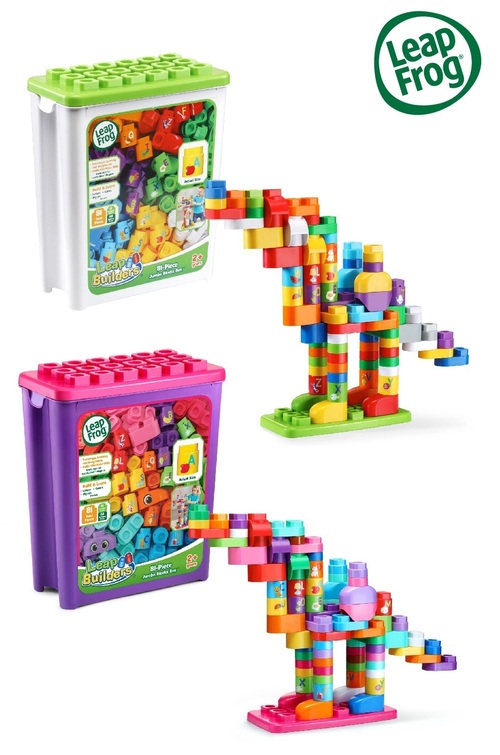 LeapFrog跳跳蛙全英玩具-小小建築師-豪華81件積木補充盒