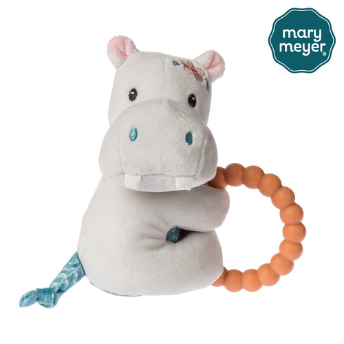 MaryMeyer河馬喜寶-柔軟手搖鈴  |嬰幼玩具|嬰幼兒成長玩具