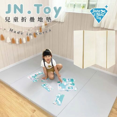 JN.Toy 韓國製折疊遊戲地墊200*140*4cm(兩款可選)  |嬰幼玩具|巧拼｜健力架｜爬行地墊