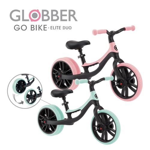 哥輪步GLOBBER GO BIKE ELITE DUO雙後輪平衡滑步車 