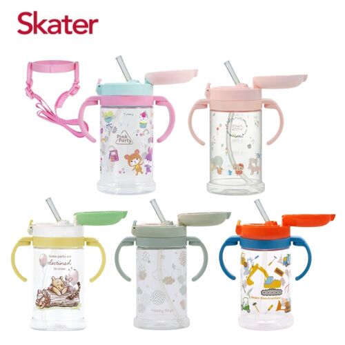 Skater 寬底吸管杯(370ml)-4款可選  |全新商品