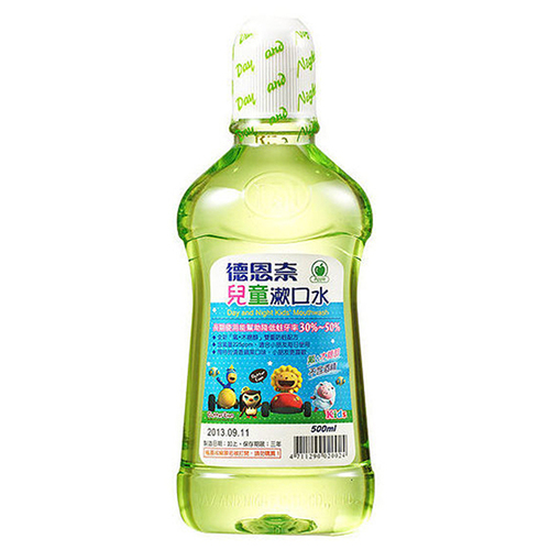 Day And Night德恩奈 兒童漱口水500ml  |清潔護膚|口腔清潔｜牙刷｜牙膏