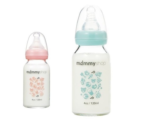 媽咪小站 MAMMY SHOP 母感體驗2.0玻璃哺育奶瓶標準口徑120ml產品圖