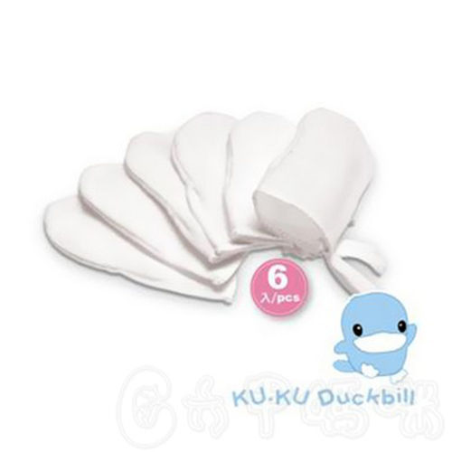 KU.KU酷咕鴨 紗布指套型乳牙刷-6入產品圖