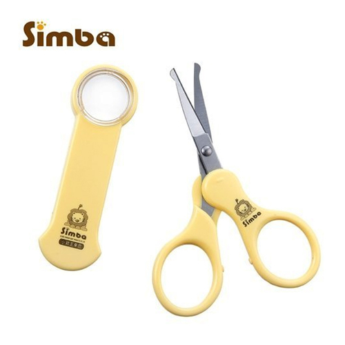 小獅王辛巴Simba-放大鏡安全剪刀/曲面