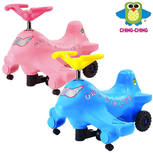 親親 ChingChing 飛機扭扭車(粉/藍)  |嬰幼玩具|滑板車｜腳踏車｜防撞防摔配件