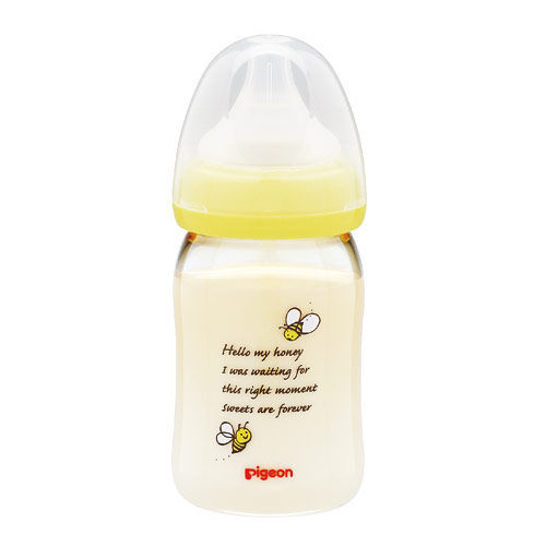貝親 Pigeon 寬口母乳實感PPSU奶瓶160ml(甜蜜蜜蜂)產品圖