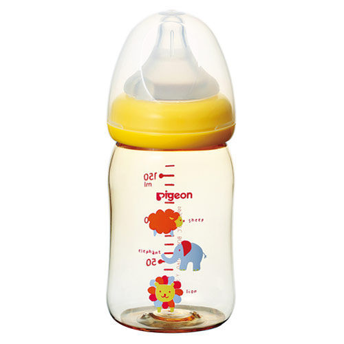 貝親 Pigeon 寬口母乳實感PPSU奶瓶160ml(可愛動物)產品圖
