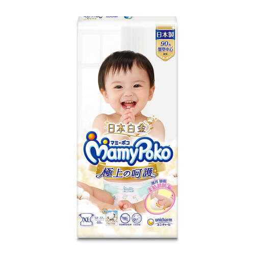 滿意寶寶Mamy Poko 極上呵護紙尿褲XL 40 62片示意圖
