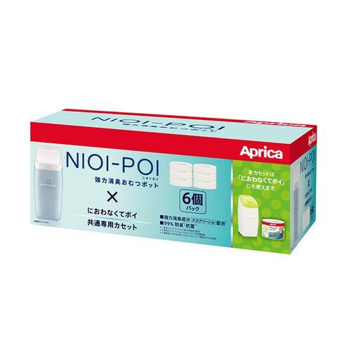 Aprica 愛普力卡 NIOI-POI 強力除臭尿布處理器 專用替換膠捲(6入)  |居家生活|學習便器｜除臭抗菌器｜配件