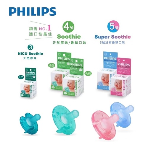 PHILIPS飛利浦香草奶嘴｜安撫奶嘴系列｜安全醫療級矽膠｜美國香草奶嘴