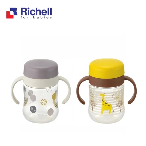 日本 Richell 利其爾-TLI泡沫之夏/喬治亞_360度防漏水杯200ML(TLI三代系列新品上市)  |全新商品