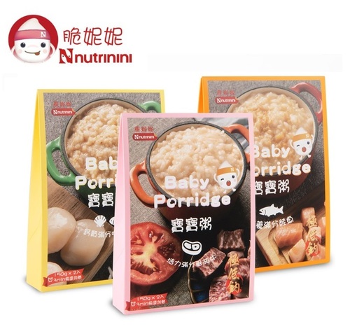 Nnutrinini脆妮妮 寶寶粥-3種口味  |全新商品