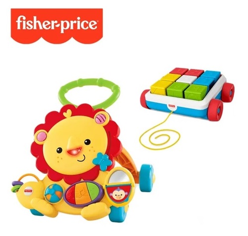 Fisher-Price 費雪兩用獅子聲光踏步車/學步車  |嬰幼玩具|學步車｜助步車｜電動車