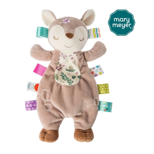 美國 【MaryMeyer】標簽玩偶安撫巾-小鹿芙蘿拉  |嬰幼玩具|嬰幼兒成長玩具