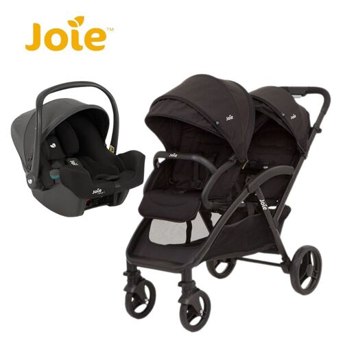 奇哥 Joie EVALITE DUO 雙人推車+ i-Snug™2 嬰兒提籃汽座  |外出用品|嬰幼兒手推車