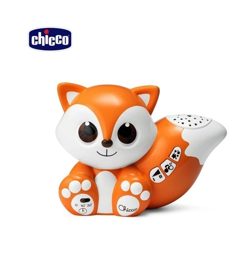 Chicco-小狐狸彩虹投射夜燈-小夜燈  |嬰幼玩具|床邊音樂鈴｜吊掛玩具
