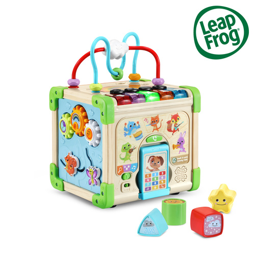 LeapFrog跳跳蛙全英玩具-木質益智探索箱  |嬰幼玩具|嬰幼兒成長玩具