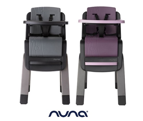荷蘭NUNA-ZAAZ高腳餐椅-紫黑色/黑灰色示意圖
