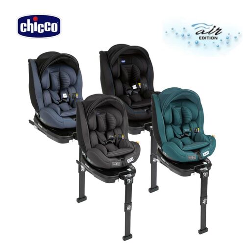 （送汽座保護墊）Chicco-Seat3Fit Isofix安全汽座Air版/0-7安全汽座