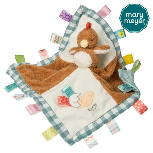 美國 Mary Meyer-標籤親膚安撫巾-咕咕雞  |嬰幼玩具|固齒器｜手搖鈴｜安撫巾