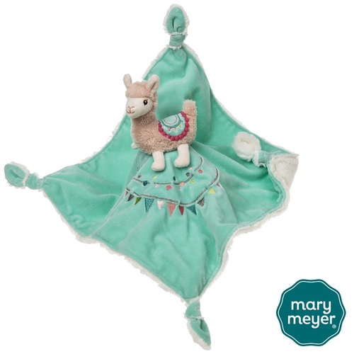 美國 Mary Meyer-柔軟安撫巾-羊駝莉莉  |嬰幼玩具|固齒器｜手搖鈴｜安撫巾