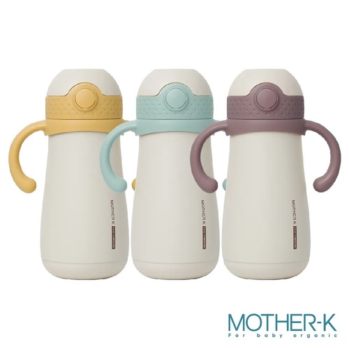 韓國Mother-K 頂級不鏽鋼保溫杯｜Hug 防逆流不鏽鋼保溫杯350ml｜不鏽鋼保溫杯｜保溫杯  |寶寶哺育|學習杯｜水杯｜水壺｜配件